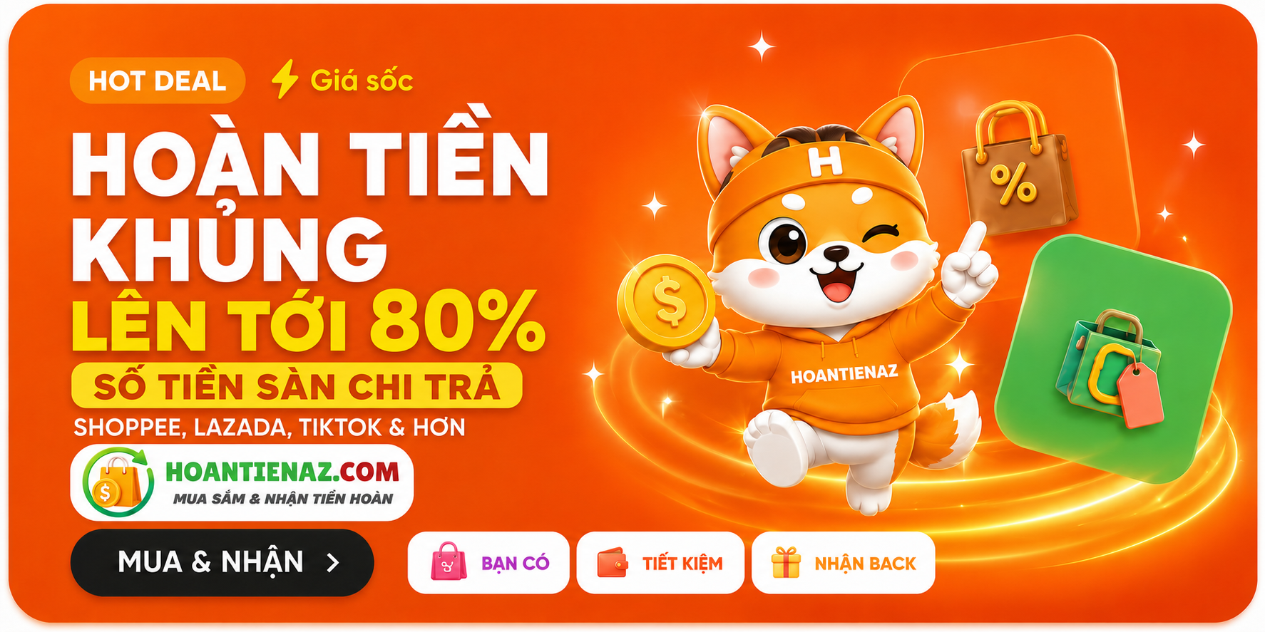Mua hàng Online được hoàn tiền siêu nhiều ?