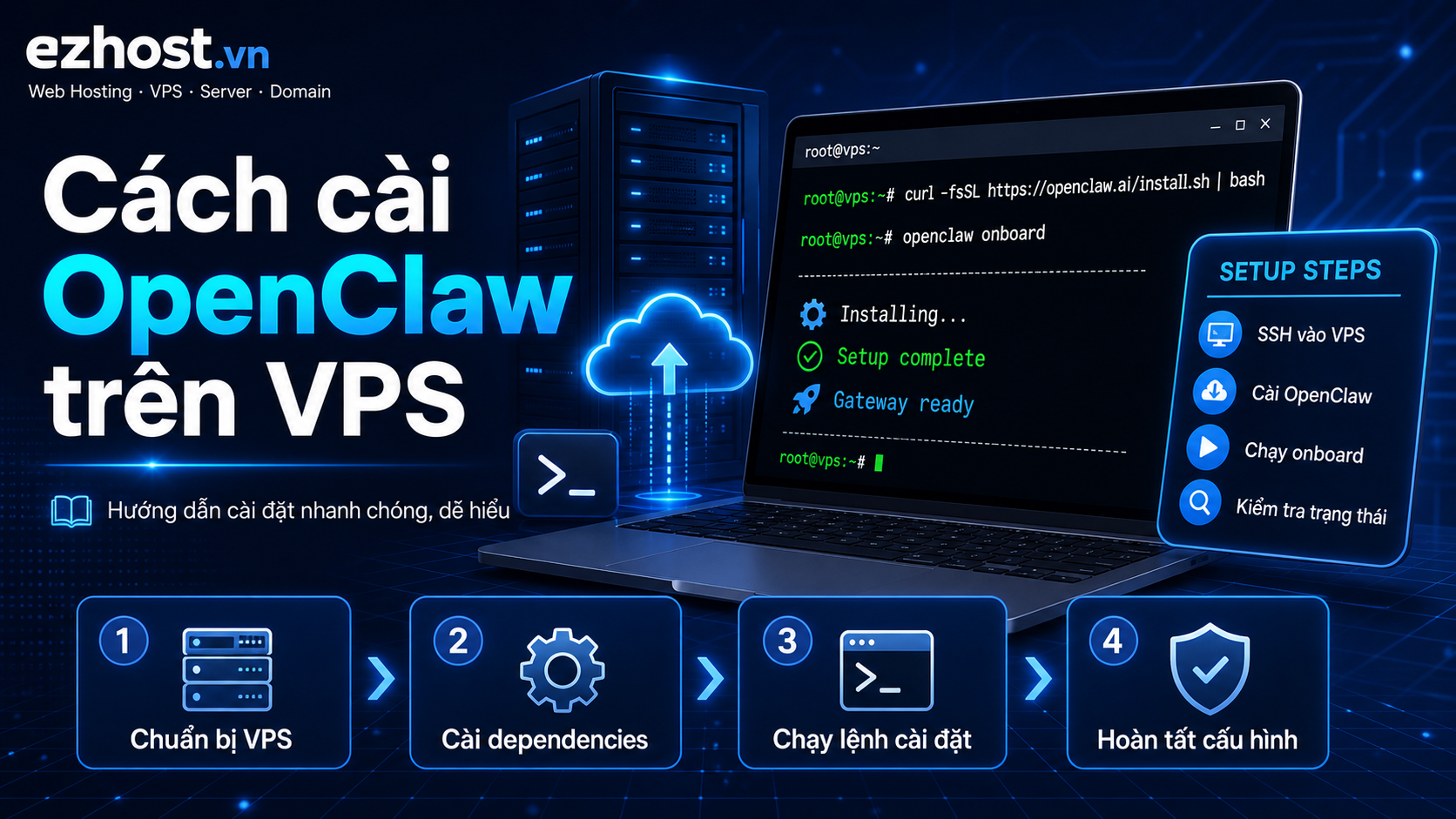 Cách cài openclaw trên vps