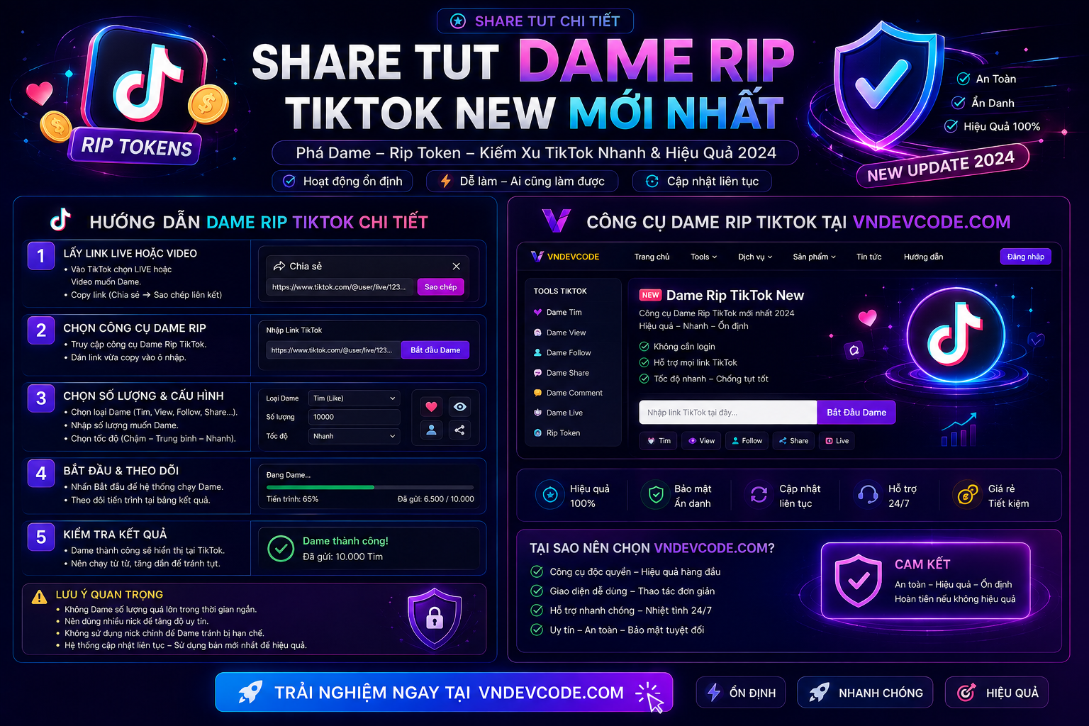 Share Tut Dame Rip Tiktok New Mới Nhất